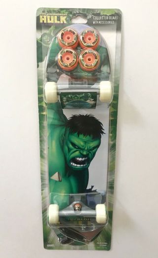 Hulk Handboard 27cm Marvel Avengers Skateboard Nos Vintage Tech Deck Rare