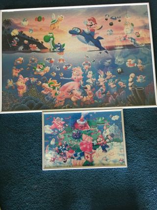 Mario World Puzzle Set Rare 1995 Japan Figure Collectible Ufo Toy