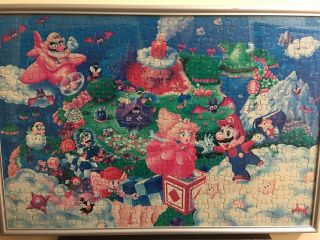 Mario World Puzzle Set Rare 1995 Japan Figure Collectible UFO Toy 3