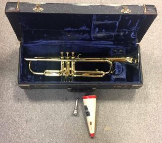 Vintage Gretsch Commander Trumpet With Hard Case & 7c Mouthpiece,  Nr
