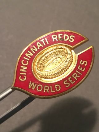 Vintage 1975 CINCINNATI REDS World Series Press Pin,  1 