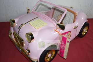 Battat Our Generation Retro Pink Convertible Cruiser Car For 18 " Doll 3