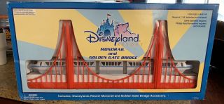 Vintage Disneyland Monorail California Adventure Disney Golden Gate Bridge
