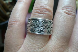 Vintage Ola Gorie Scottish Silver Ring