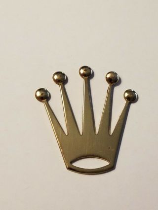 Vintage Rolex Brass Crown For Sign Or Display