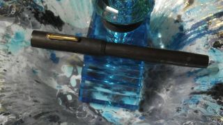 Conklin Fountain Pen Needle Point Fine Semi Flex 14k Nib Vtg Bchr Vintage 1920’s