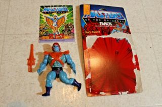 Rare Vintage Faker He - Man Motu 1981 With Sword And Card
