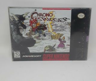 RARE Chrono Trigger (SNES 1995) w/box,  instructions,  map - -, 2