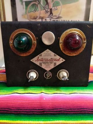 Vintage International Electric Fence Charger Steampunk So Cool