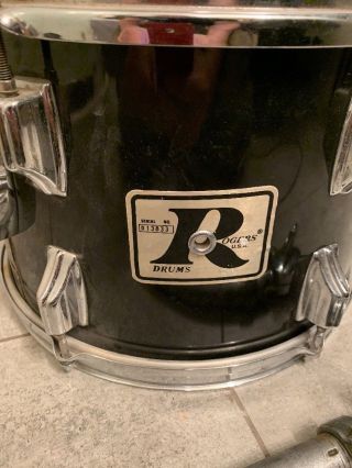 Vintage Rogers Big R 13x 9 Tom Drum 2