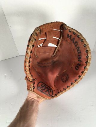 Vintage DR D&R Daignault Rolland Baseball 1st Baseman Glove Magnum 10 RHT 4