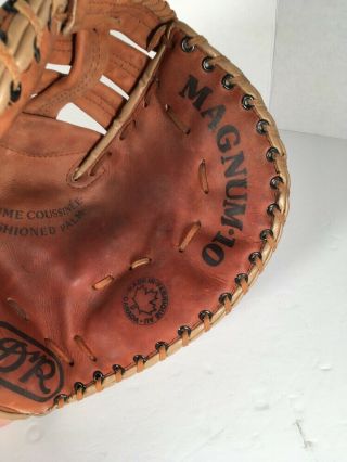 Vintage DR D&R Daignault Rolland Baseball 1st Baseman Glove Magnum 10 RHT 5