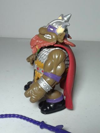 Vintage 1994 TMNT Ninja Turtles Warriors of Forgotten Sewer Dwarf Don Complete 4