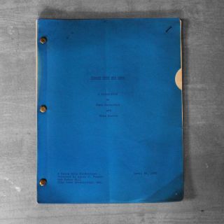 ESCAPE FROM YORK Movie Script 1981 RARE scifi prop John Carpenter signed 3