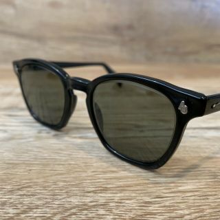 Vintage AO American Optical Horn Rim Sunglasses 6 / 4 - 3/4 Black - Non RX - 4