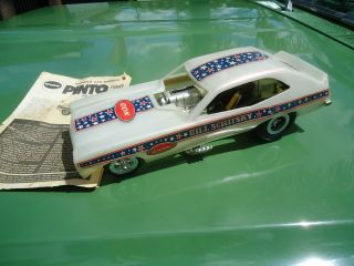 Vintage 1970’s Cox Ford Pinto Drag Funny Car Gas Powered.  049 Toy Car As - Is