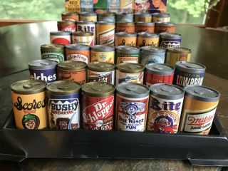 Vintage Chug - A - Can Candy Fleer Series 1 Complete Set & Display Rack 35 Total 2