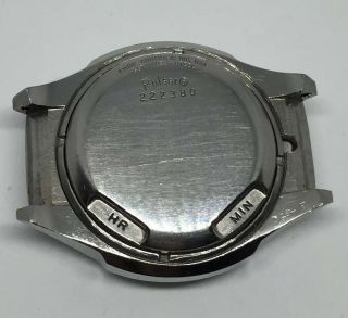 Vintage Pulsar P4 Executive Digital Led Time Computer Watch Solid Band 4 Repair 7