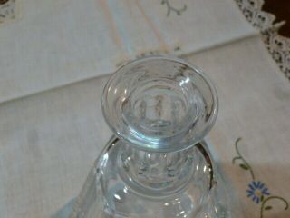 Vintage Baccarrat Crystal Decanter Whiskey Liquor Made in France 8