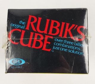Vintage Rubik ' s Cube 1980 Rare In Package Ideal Toy Collectible 3