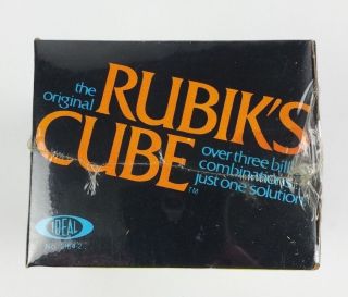 Vintage Rubik ' s Cube 1980 Rare In Package Ideal Toy Collectible 4