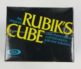 Vintage Rubik ' s Cube 1980 Rare In Package Ideal Toy Collectible 5