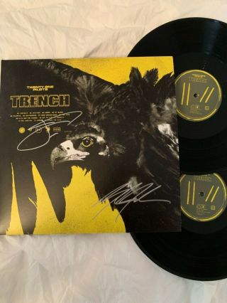 Rare Signed Twenty One Pilots 2x Trench Vinyl Set