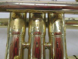Yamaha YTR2320 Vintage Student Trumpet sn 016809 w/ 7C Mouthpiece & Case 6