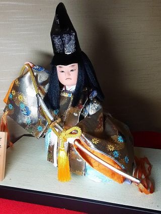 Vintage Japanese Doll Kimono Katana Sword From Japan 1032