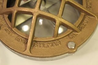 Vtg Calvert Cal - Pump Brass Submerged Pool Light L1 Underwater Pond Fountain Lamp 4