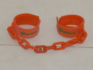 Vintage 1986 Amtoy Am Toy My Pet Monster Handcuffs Shackles