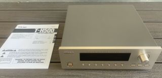 Vintage Teac T - H500 Tuner W/ Instructions