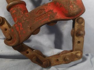 Vintage Cast Iron Soil Pipe Cutter Plumbers Tool JRS Talon Tools No.  2 USA 3