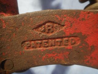 Vintage Cast Iron Soil Pipe Cutter Plumbers Tool JRS Talon Tools No.  2 USA 5