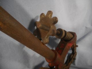 Vintage Cast Iron Soil Pipe Cutter Plumbers Tool JRS Talon Tools No.  2 USA 7