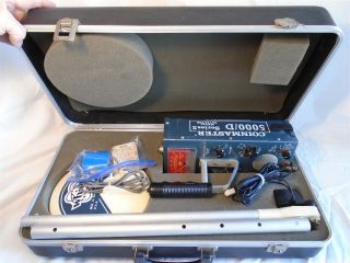 Vintage Whites Coinmaster 5000d Metal Detector With Padded Case