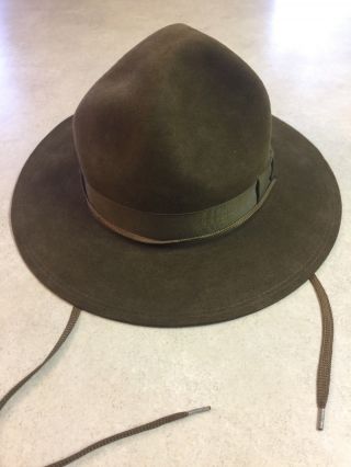Vintage 1940s Stetson Boy Scouts Of America Felt Hat Size 6 7/6”