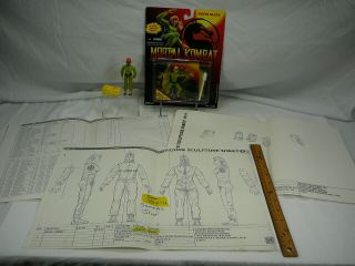 Gi Joe Prototype Sonya Blade First Shot Sculpting Input Rare Mortal Kombat 1994