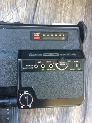 Vintage Canon CanonSound 514XL - S,  8mm movie camera WOW 3