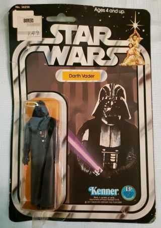 Rare Nos - 1977 Star Wars - Darth Vader 1st Run Kenner -
