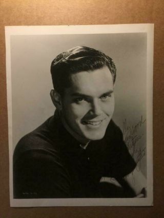 Jeffrey Hunter Very Rare Very Early Signed 8/10 Photo 1956 Star Trek