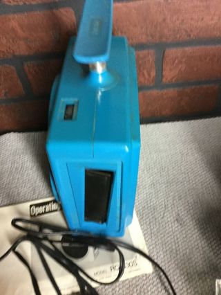 Vintage Blue Plunger Panasonic 8 Track Player RQ - 830S w Power Cord w Brady Bunch 3