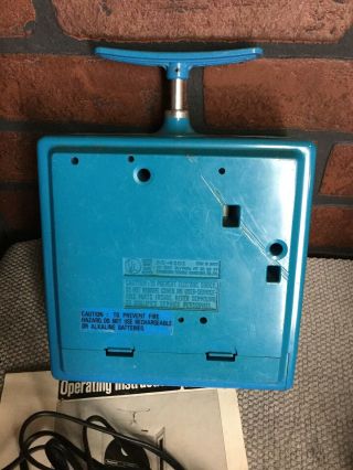 Vintage Blue Plunger Panasonic 8 Track Player RQ - 830S w Power Cord w Brady Bunch 4