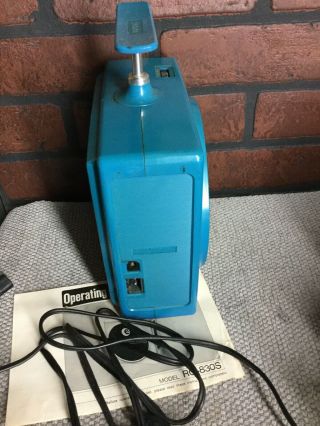 Vintage Blue Plunger Panasonic 8 Track Player RQ - 830S w Power Cord w Brady Bunch 6