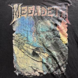Vintage 1997 Megadeath Rare Double Sided Red Rocks Colorado Tour Tee 3