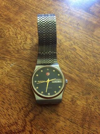 Vintage Rado Voyager Day Date Automatic Watch