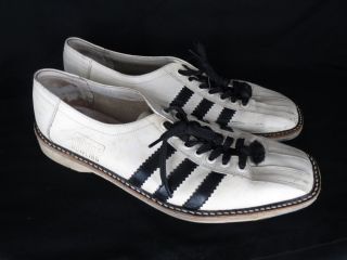 Vintage Adidas Bowling Mens Size Us 7.  5 Beige Bowling Shoes