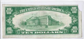$10 1929 T@ National BURLINGTON North Carolina NC Extremely Rare ( (7 on Census)) 2