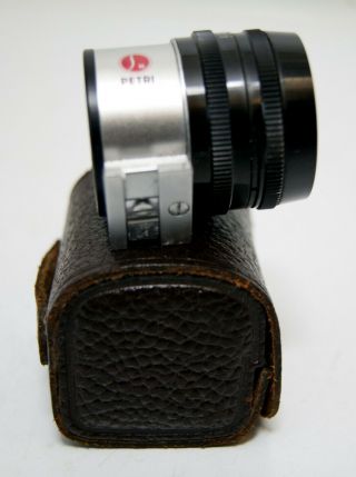 Petri Hot Shoe mount Exposure Light Meter with Case vintage 35mm SLR film camera 6