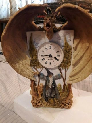 Lord Of The Rings " Special Edition Collectible Clock " Danbury Rare